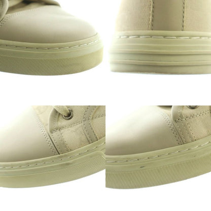 Gucci High Cut Sneakers Shoes GG Pattern Canvas 7 26.0 cm Light Beige