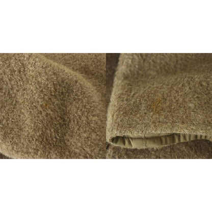 Max Mara White Tag Reversible Coat Zip Up Alpaca Wool Blend 40 Brown DF