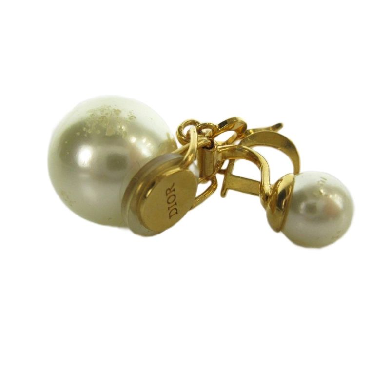 Dior Tribal Earrings for Logo Charm Gold