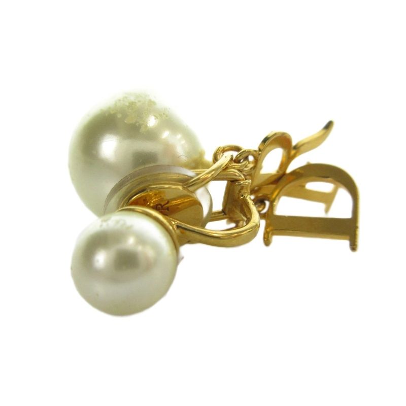 Dior Tribal Earrings for Logo Charm Gold