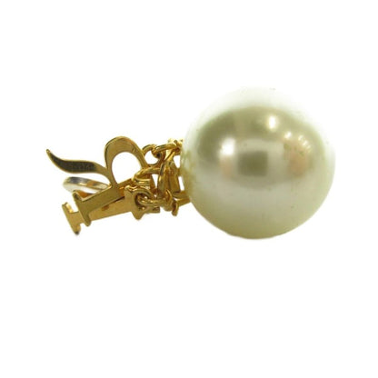 Dior Tribal Earrings for Logo Charm Gold