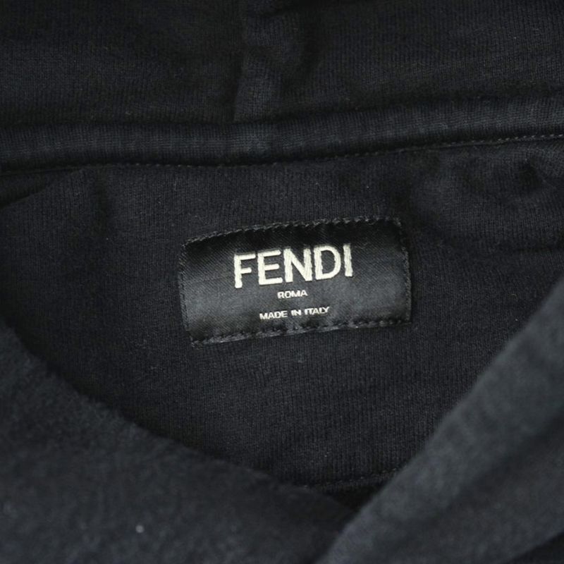 Fendi Fragments Sweatshirt Fragment Hoodie L Black Aity MW