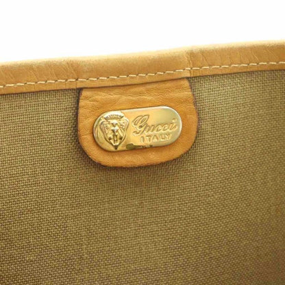 Gucci Tote Leather GG All Over Pattern Beige