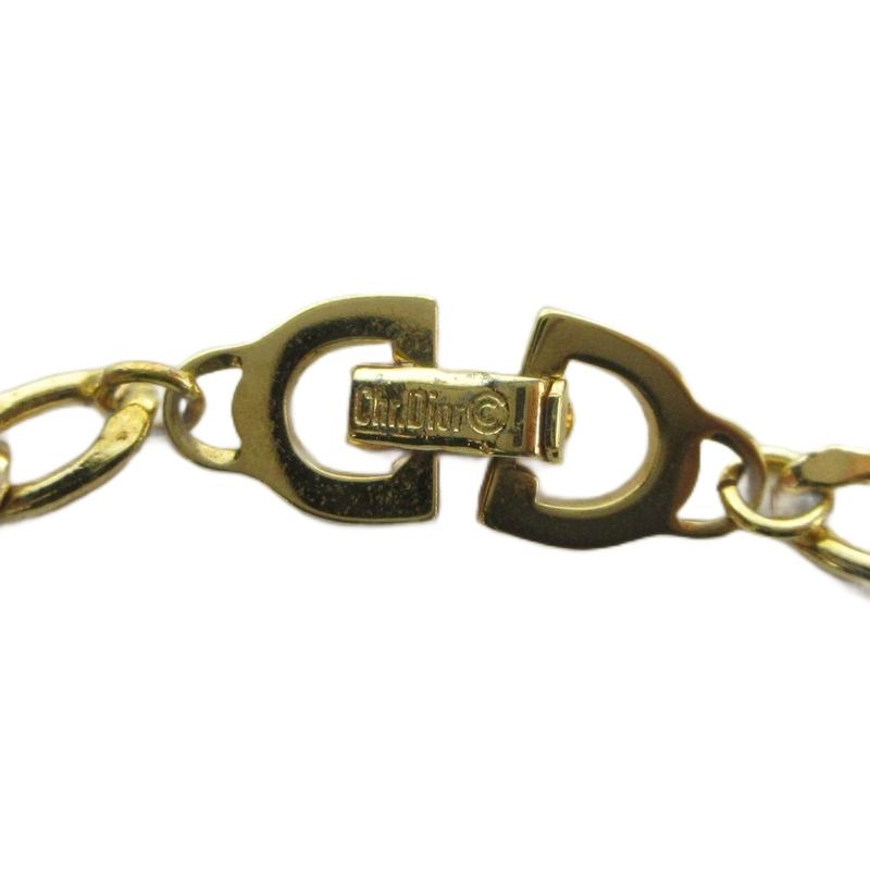 Dior Bracelet Bangle Logo Gold