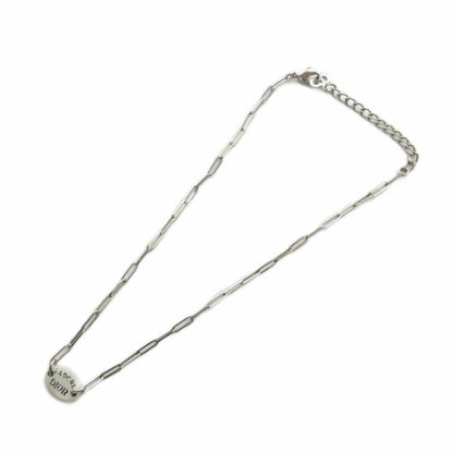 Dior Necklace Pendant Logo Silver