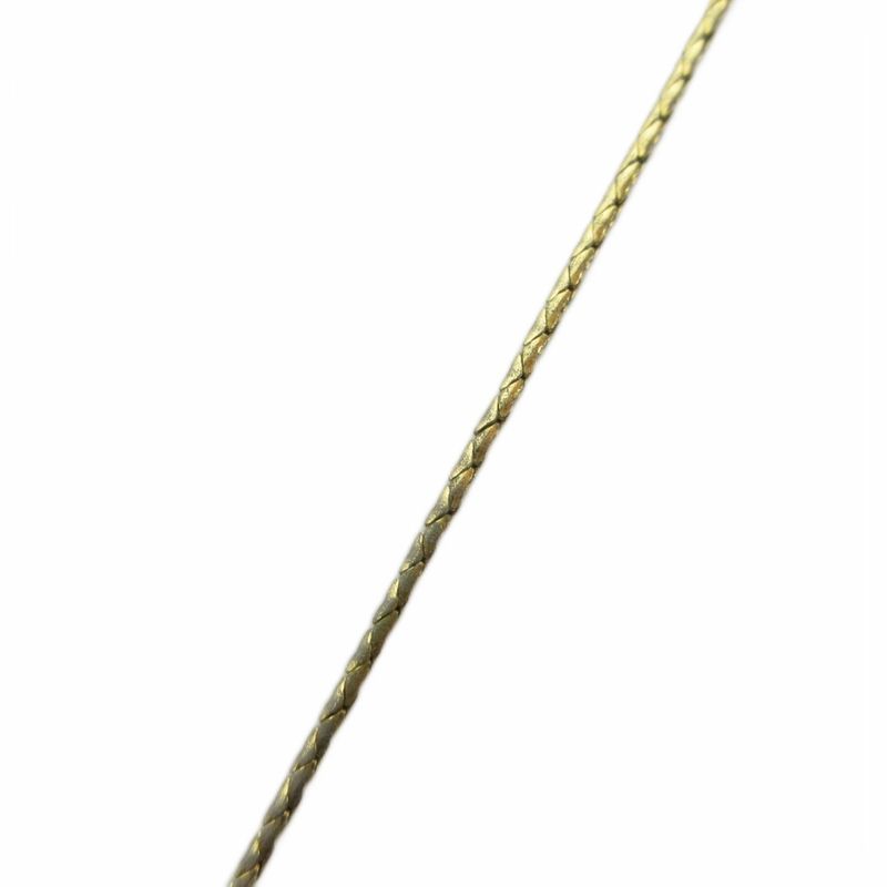 Dior Necklace Logo Line Stone Gold