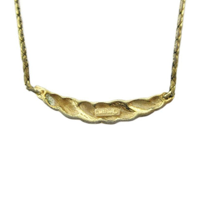 Dior Necklace Logo Line Stone Gold