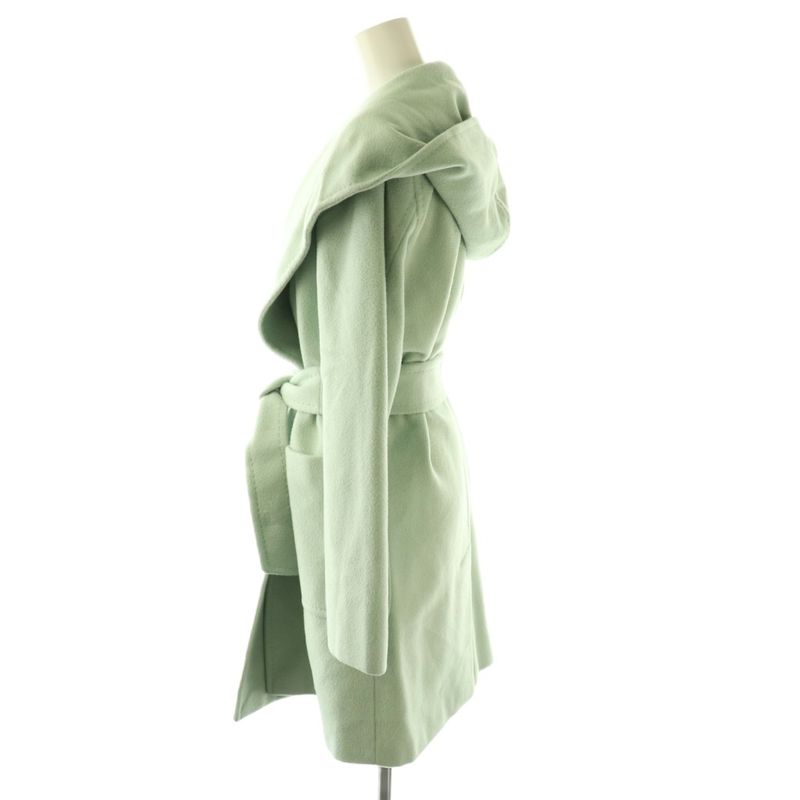 Max Mara White Tag Rialto Hooded Coat Camel Hair 40 Mint DF