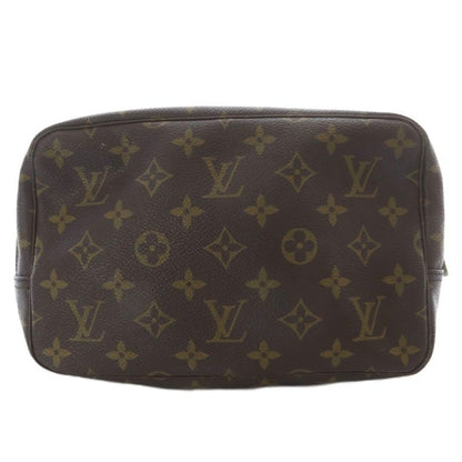 Louis Vuitton Monogram Trousse Toilette 23 Makeup Pouch Clutch Brown