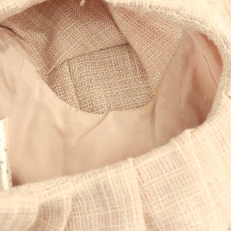 Dior Dress French Sleeve Knee Length 34 Pink