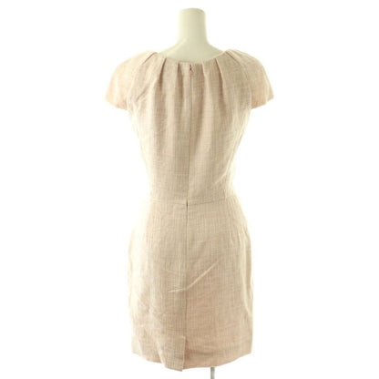 Dior Dress French Sleeve Knee Length 34 Pink