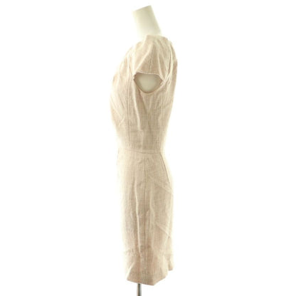 Dior Dress French Sleeve Knee Length 34 Pink