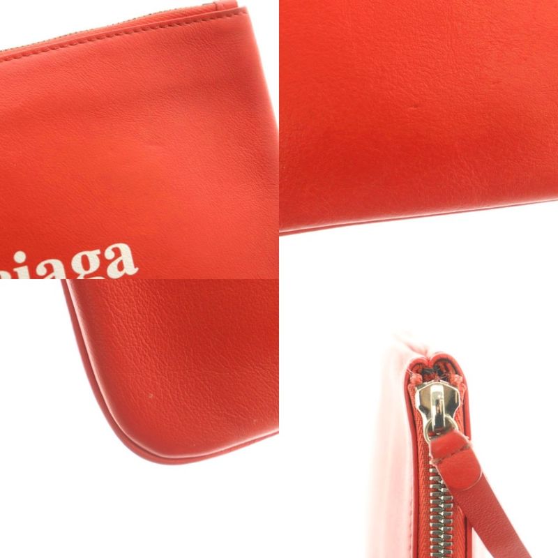 Balenciaga Clutch Leather Red