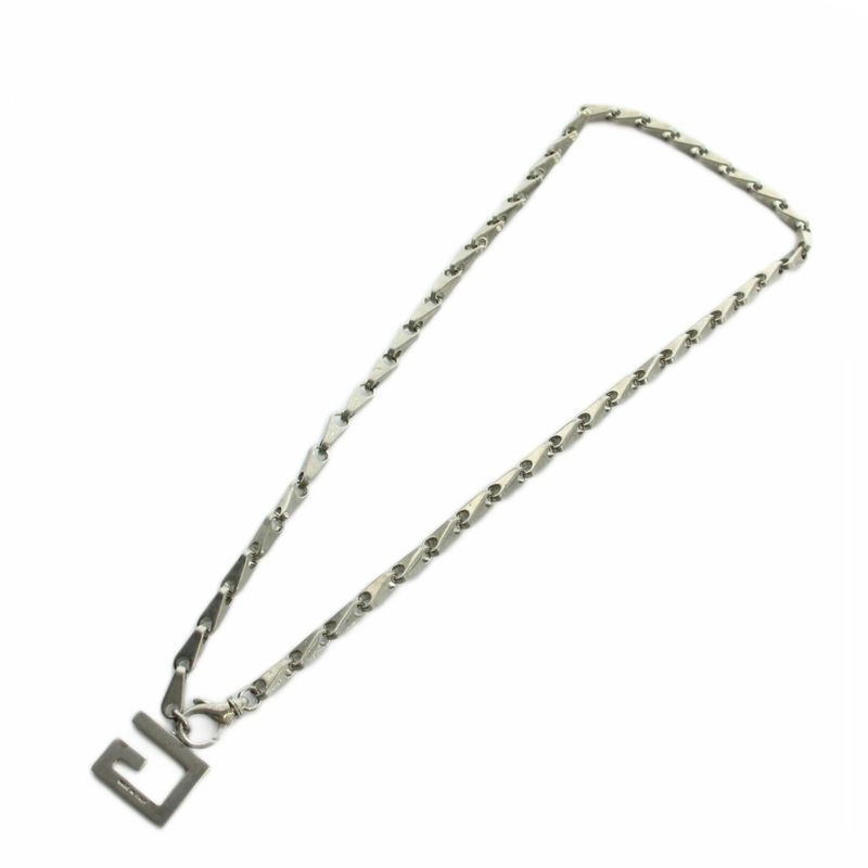 Gucci Necklace Pendant Logo Silver