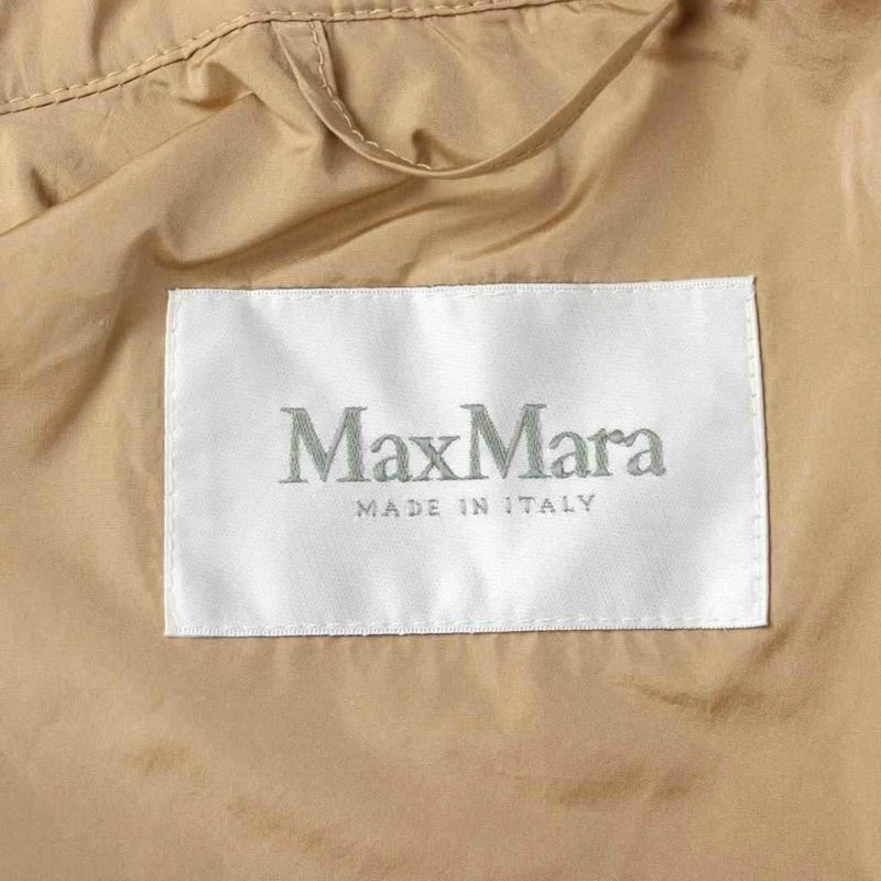 Max Mara White Tag Trench Coat Spring Long 38 Beige MW