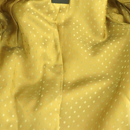 Max Mara Weekend Line Long Coat with Belt 38 Yellow Green DF