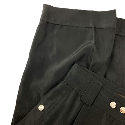 Louis Vuitton Pants Logo Silk Black