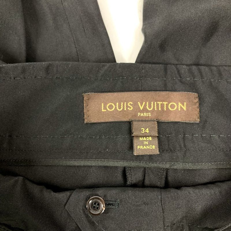 Louis Vuitton Pants Logo Silk Black
