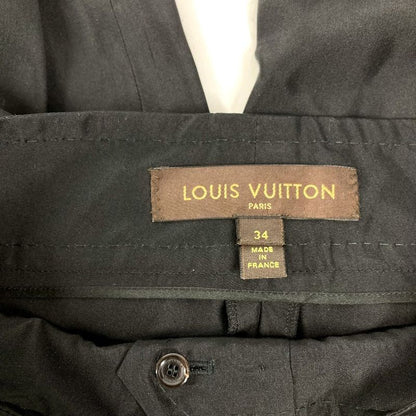 Louis Vuitton Pants Logo Silk Black