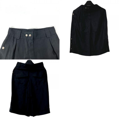 Louis Vuitton Pants Logo Silk Black