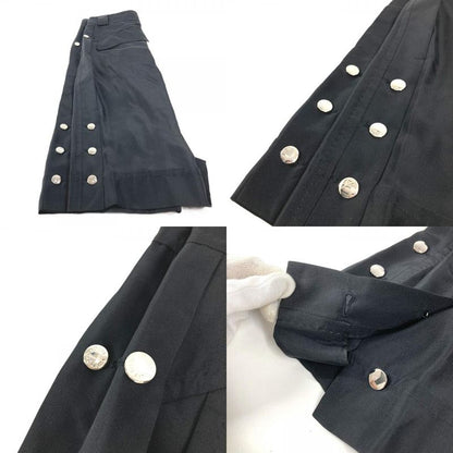 Louis Vuitton Pants Logo Silk Black