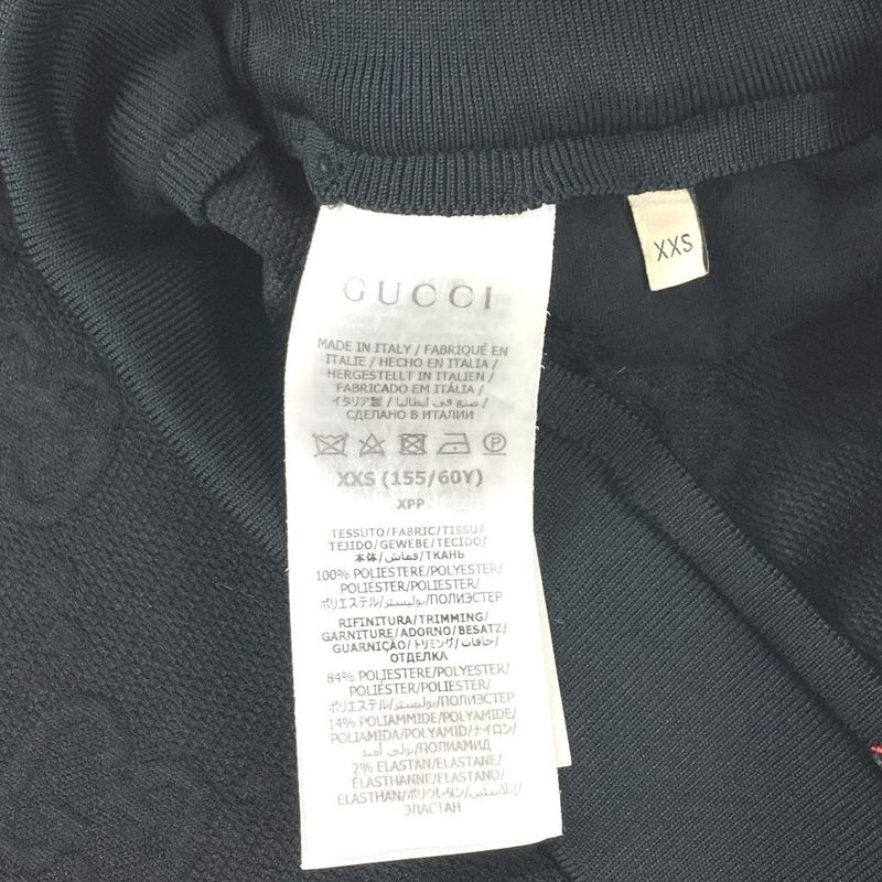 Gucci Mini Skirt GG Logo Jacquard Polyester Black