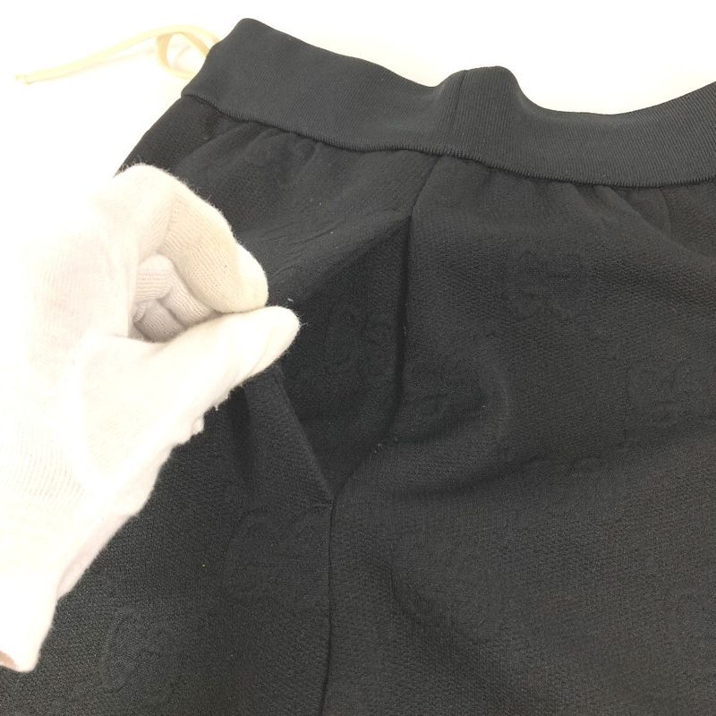 Gucci Mini Skirt GG Logo Jacquard Polyester Black