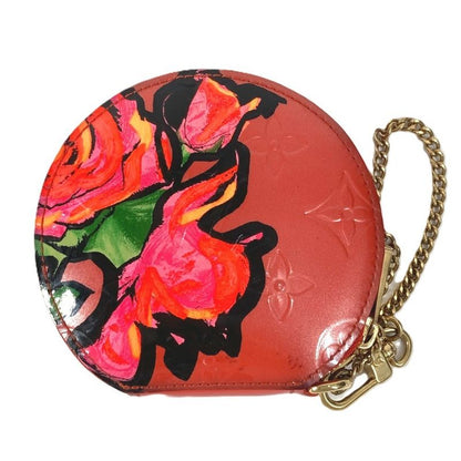 Louis Vuitton Coin Case Porto Monet Chapeau Monogram Vernis Orange Sunset