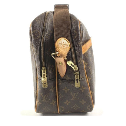 Louis Vuitton Shoulder Bag Reporter GM Monogram Canvas Brown