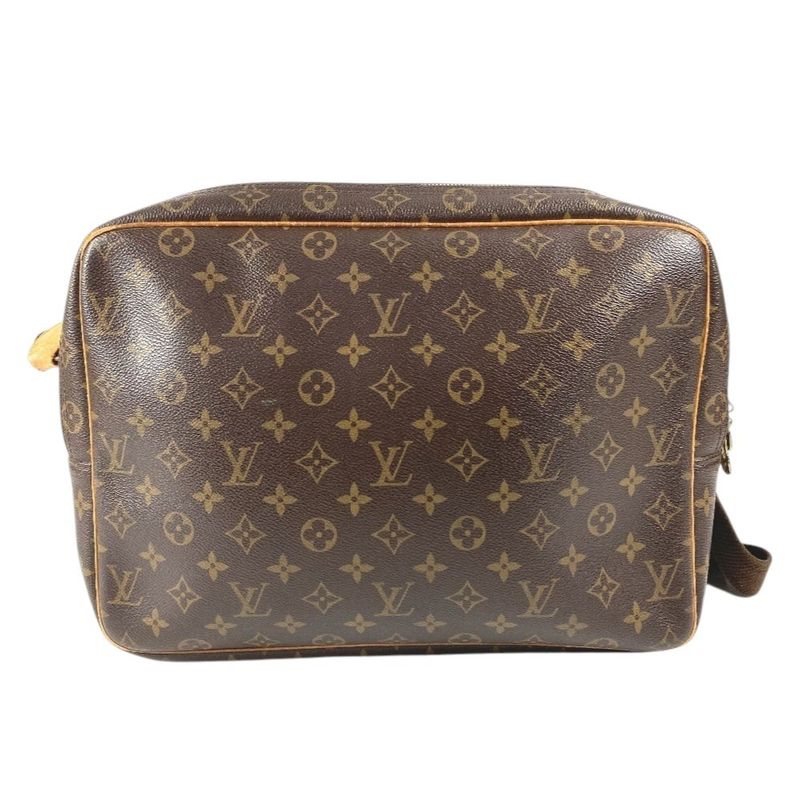Louis Vuitton Shoulder Bag Reporter GM Monogram Canvas Brown