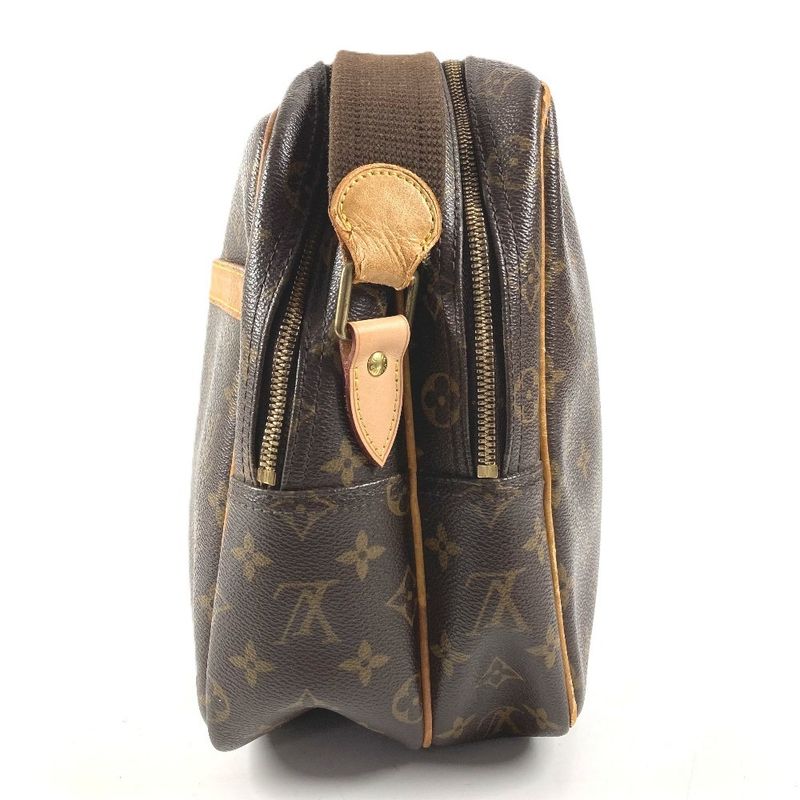 Louis Vuitton Shoulder Bag Reporter GM Monogram Canvas Brown