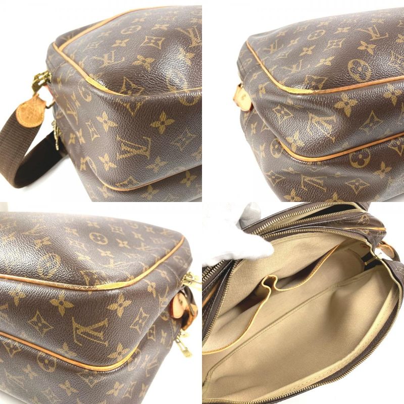 Louis Vuitton Shoulder Bag Reporter GM Monogram Canvas Brown