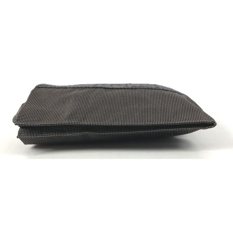 Hermes Shoulder Bag Pochette Canvas Gray