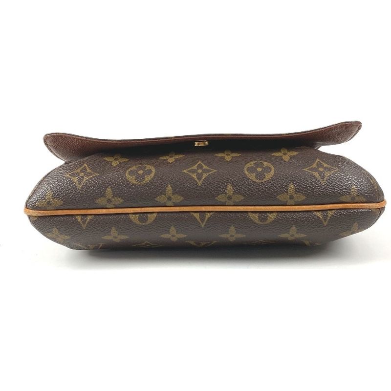 Louis Vuitton Shoulder Bag Musette Tango Monogram Canvas Brown