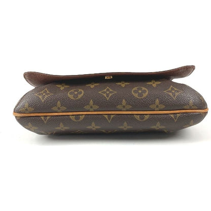 Louis Vuitton Shoulder Bag Musette Tango Monogram Canvas Brown