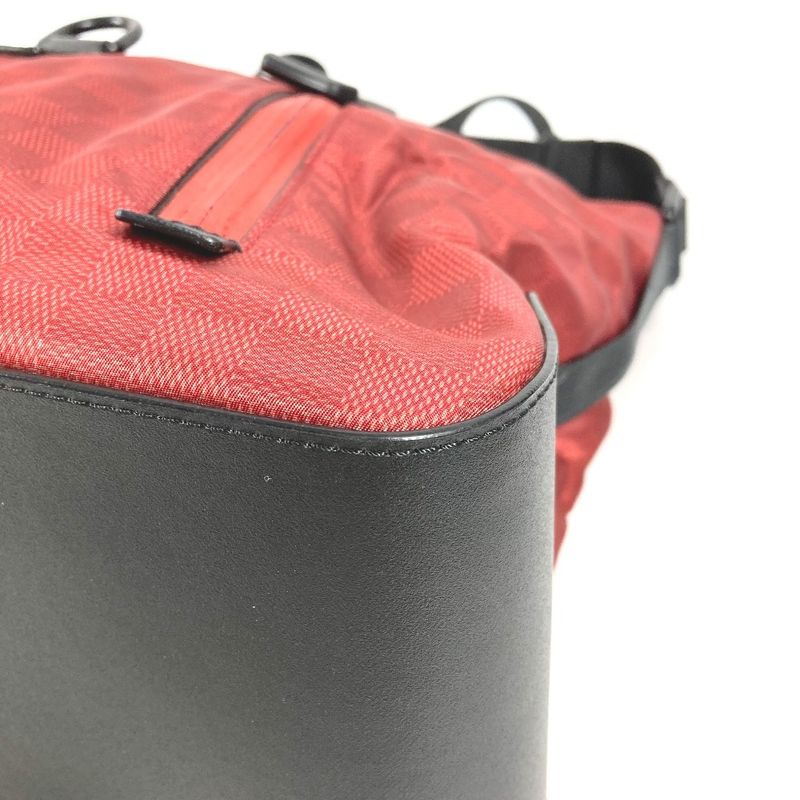 Louis Vuitton Shoulder Bag Sora No Leather Nylon Red