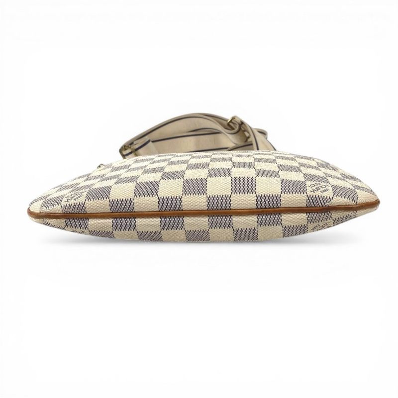 Louis Vuitton Shoulder Bag Pochette Bosfoll Damier Azur Canvas White