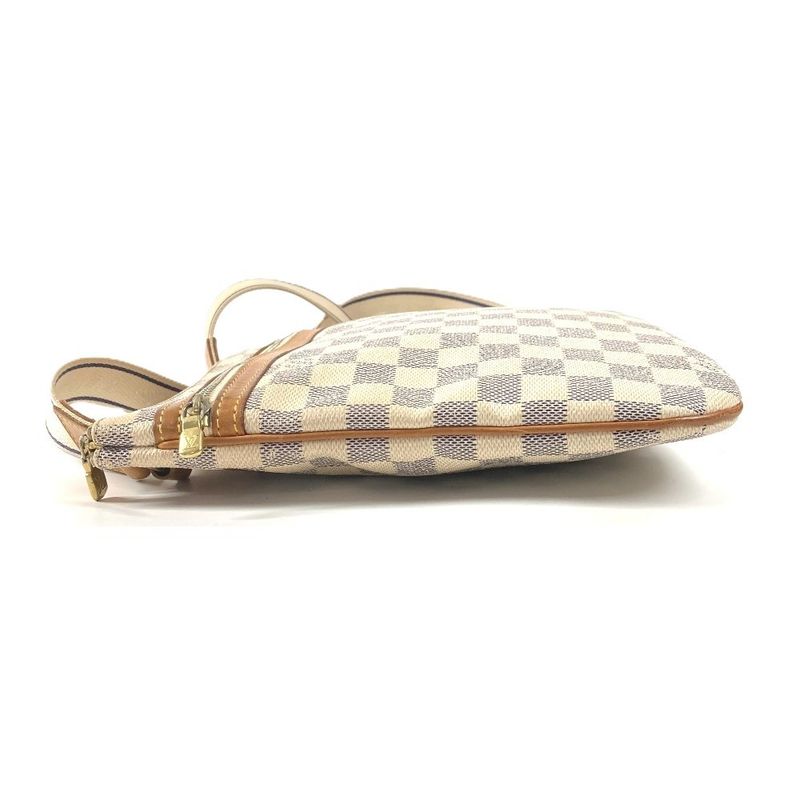 Louis Vuitton Shoulder Bag Pochette Bosfoll Damier Azur Canvas White