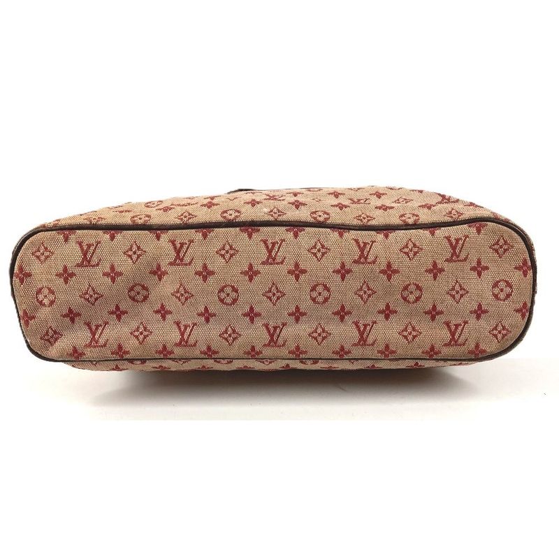 Louis Vuitton Tote Lucille PM Monogram Mini Canvas Red
