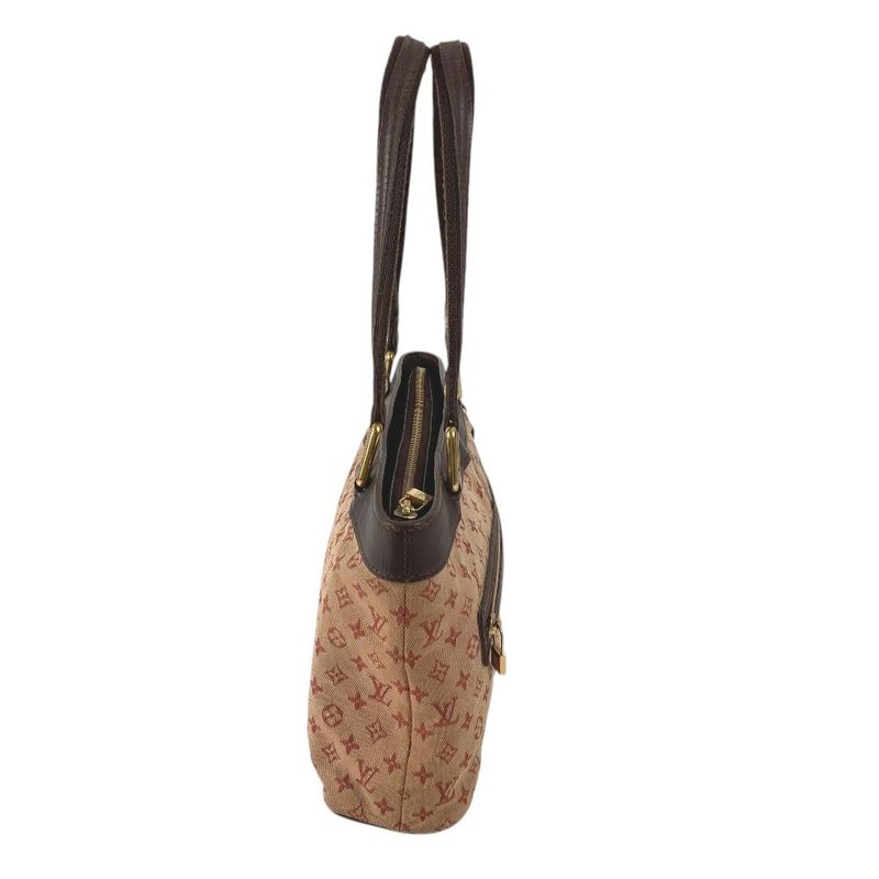 Louis Vuitton Tote Lucille PM Monogram Mini Canvas Red