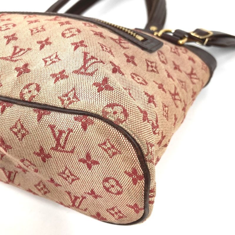 Louis Vuitton Tote Lucille PM Monogram Mini Canvas Red
