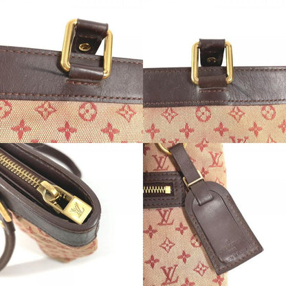 Louis Vuitton Tote Lucille PM Monogram Mini Canvas Red