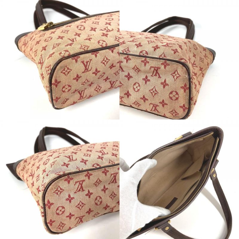 Louis Vuitton Tote Lucille PM Monogram Mini Canvas Red