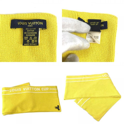Louis Vuitton Scarf Logo Cotton Yellow