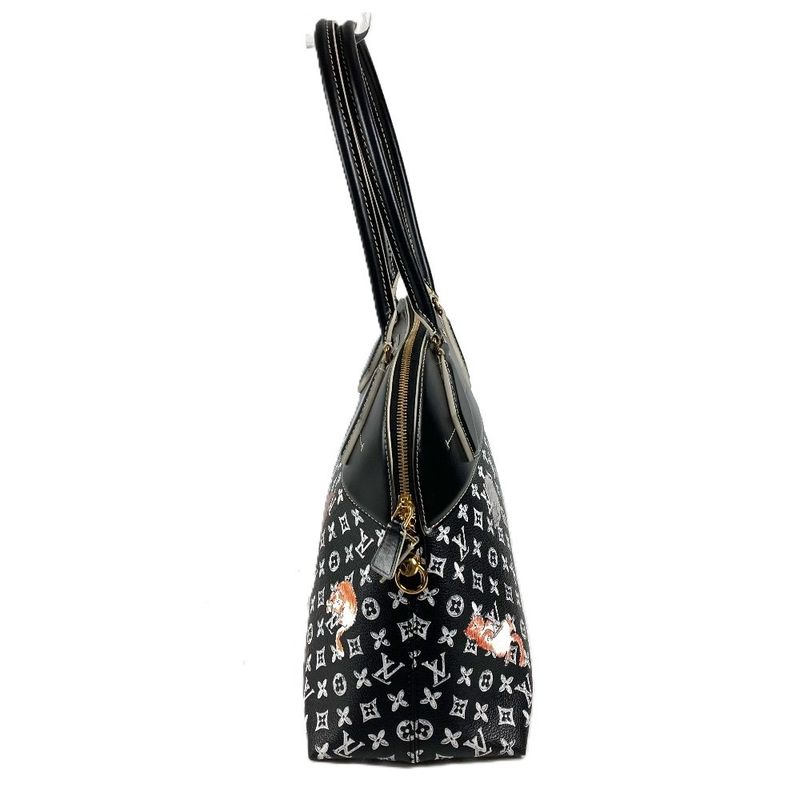 Louis Vuitton Shoulder Bag Alma Small Leather Noir Black