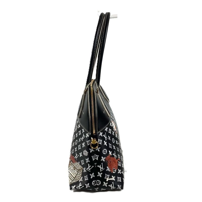 Louis Vuitton Shoulder Bag Alma Small Leather Noir Black