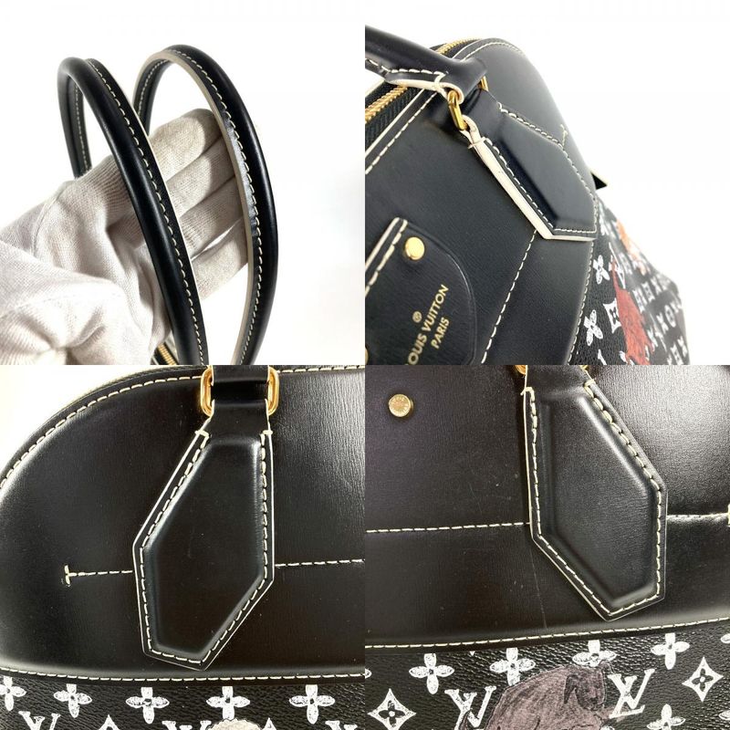Louis Vuitton Shoulder Bag Alma Small Leather Noir Black