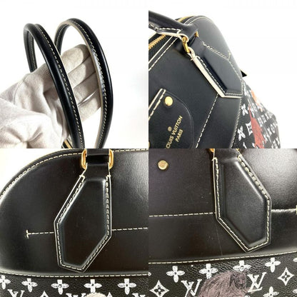 Louis Vuitton Shoulder Bag Alma Small Leather Noir Black