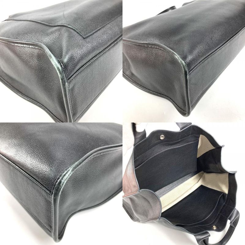 Hermes Tote Sac Berlan 40 Leather Black