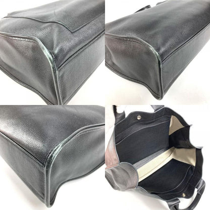 Hermes Tote Sac Berlan 40 Leather Black